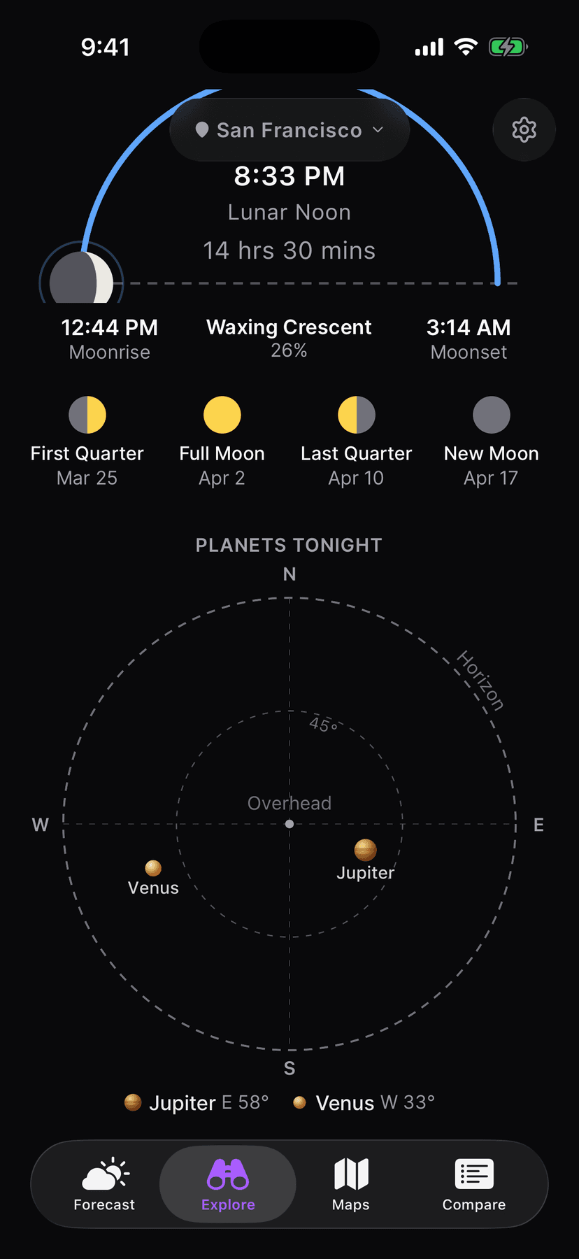 LucidSky explore view
