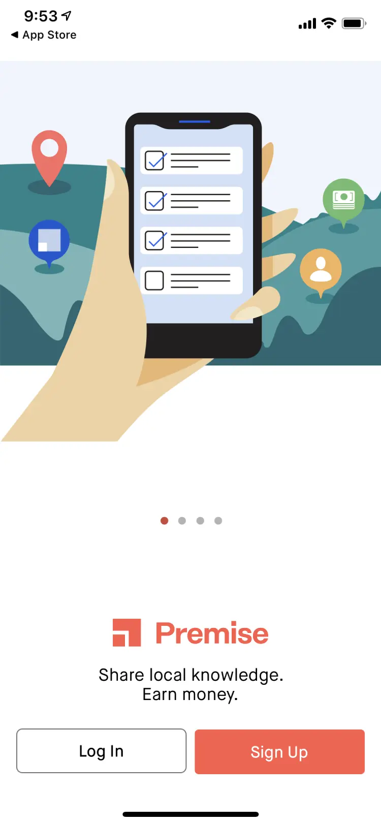 Mobile interface inconsistency example 4