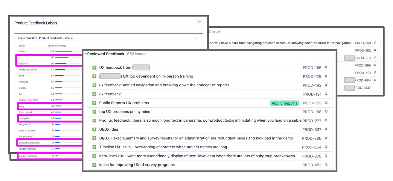 Customer feedback