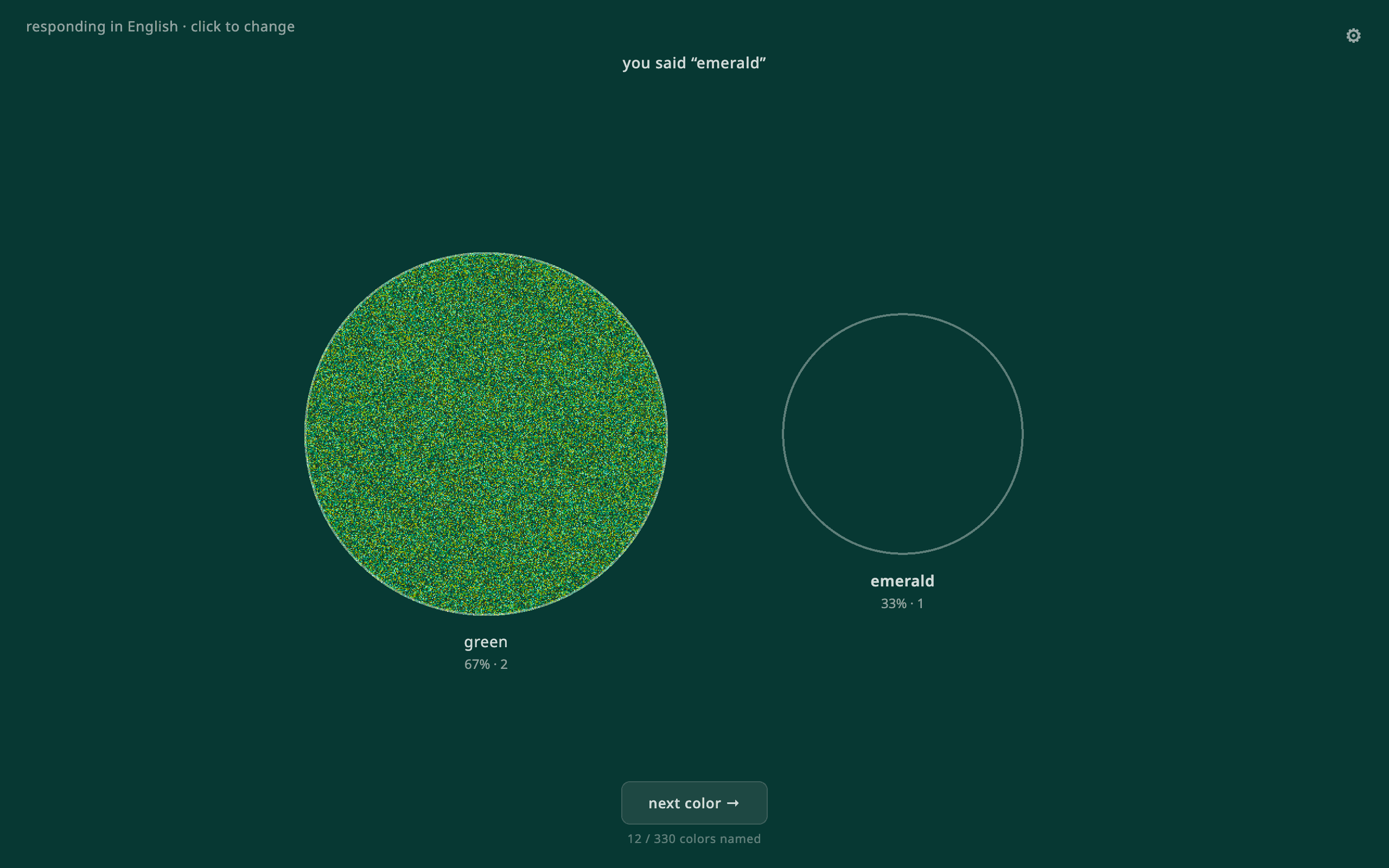 Color Namer extension screenshot
